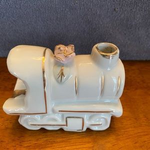 Vintage 1940s Nippon Smoking Train Engine Ashtray